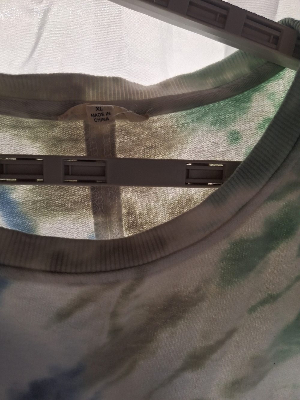 Jane and Delancey Tie-Dye Crewneck Sweatshirt in Blue and Green - Picture 4 of 6